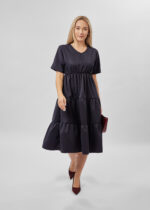 Women Ruffled Short Dress