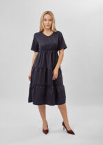 Women Ruffled Short Dress - Image 2