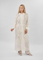 Women Embroidery Decor Long Dress