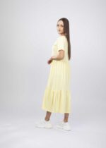 Women Ruffled Plain Dress - Image 2