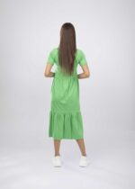 Women Ruffled Plain Dress - Image 2