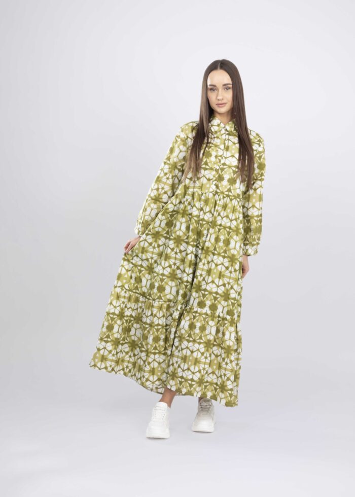 Women Printed Long Dress - Image 1