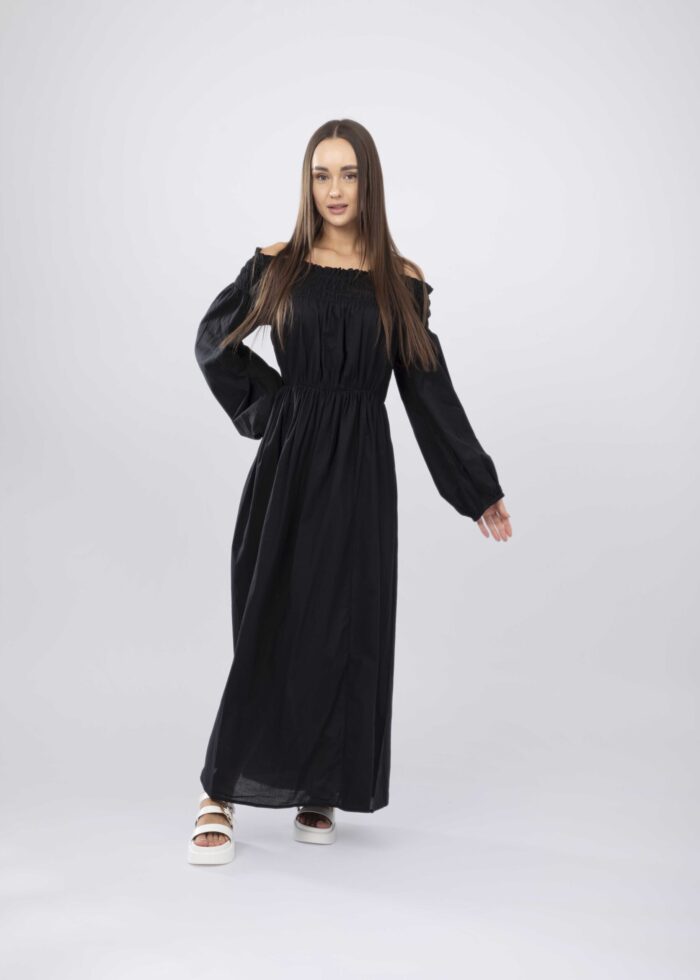Women Off-Shoulders Long Dress - Image 1
