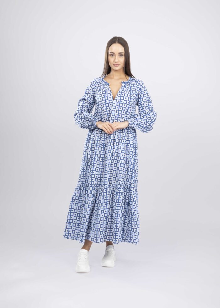 Women Printed Long Dress - Image 1