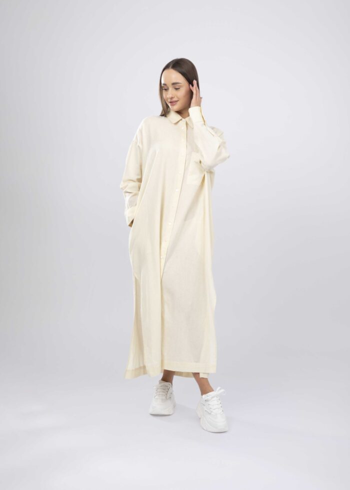 Women Plain Long Shirt - Image 2