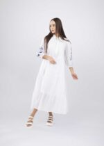 Women Embroidery Decor Long Dress - Image 2