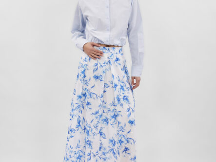 Women Printed Long Skirt