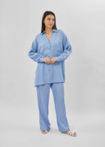 ⁦قميص نسائي سادة⁩ - الصورة ⁦2⁩