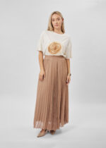 Women Flower Decor T-Shirt