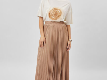 Women Flower Decor T-Shirt