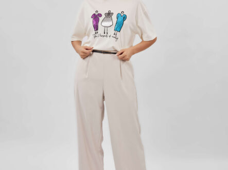 Women Drawings Printed T-Shirt