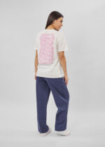 ⁦تيشيرت نسائي بطباعة Smiley Faces⁩ - الصورة ⁦2⁩