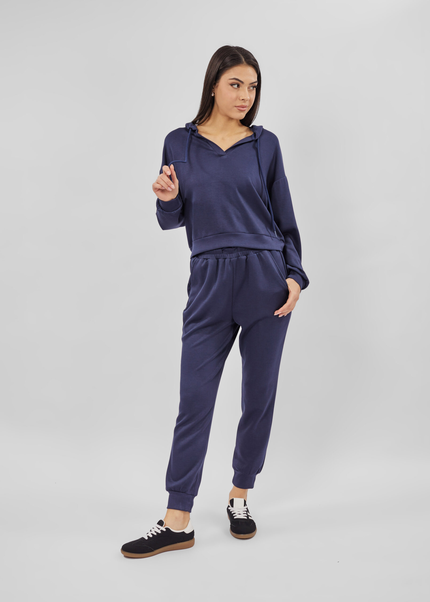 6125216030408-y هودي نسائي سادة - الصورة 1