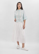 Women Embroidery Decor Blouse