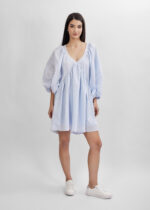 بلوزة نسائي طويلة منقطة