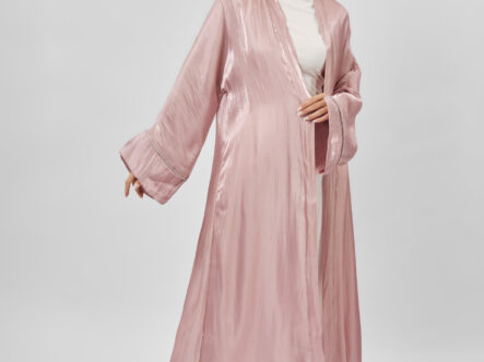 Women Glittery Fabric Abaya