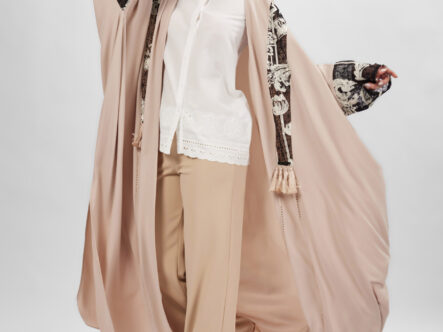 Women Printed Long Abaya
