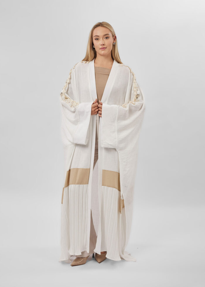 Women Ruffled Long Abaya - Image 2