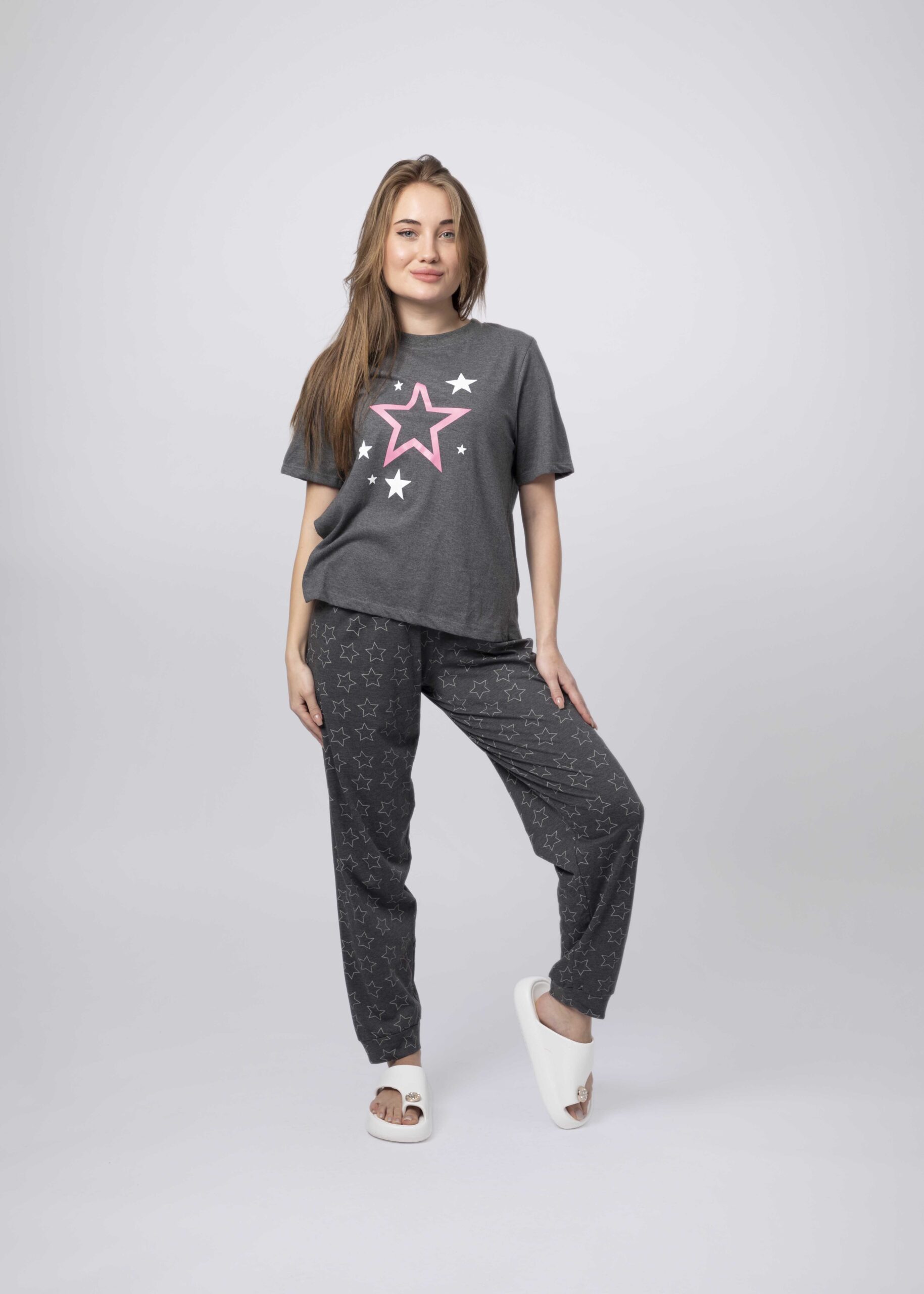 6125224071618-a Women Printed Two-Pieces Pajama - Image 1