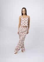 ⁦بيجامة نسائي قطعتين بطباعة ميني ماوس⁩ - الصورة ⁦2⁩