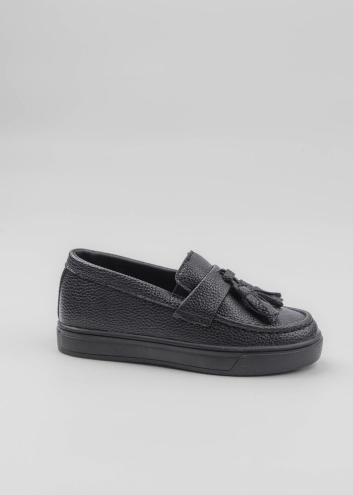 Kids Boy Leather Topsider - Image 1