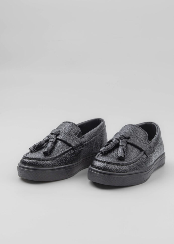 Kids Boy Leather Topsider - Image 2