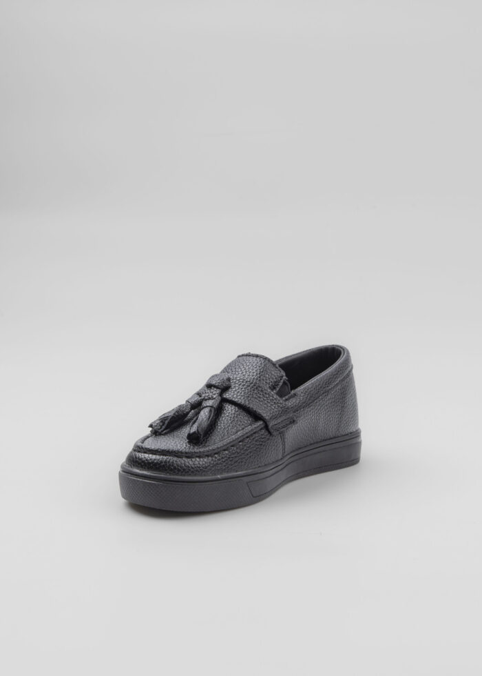 Kids Boy Leather Topsider - Image 3