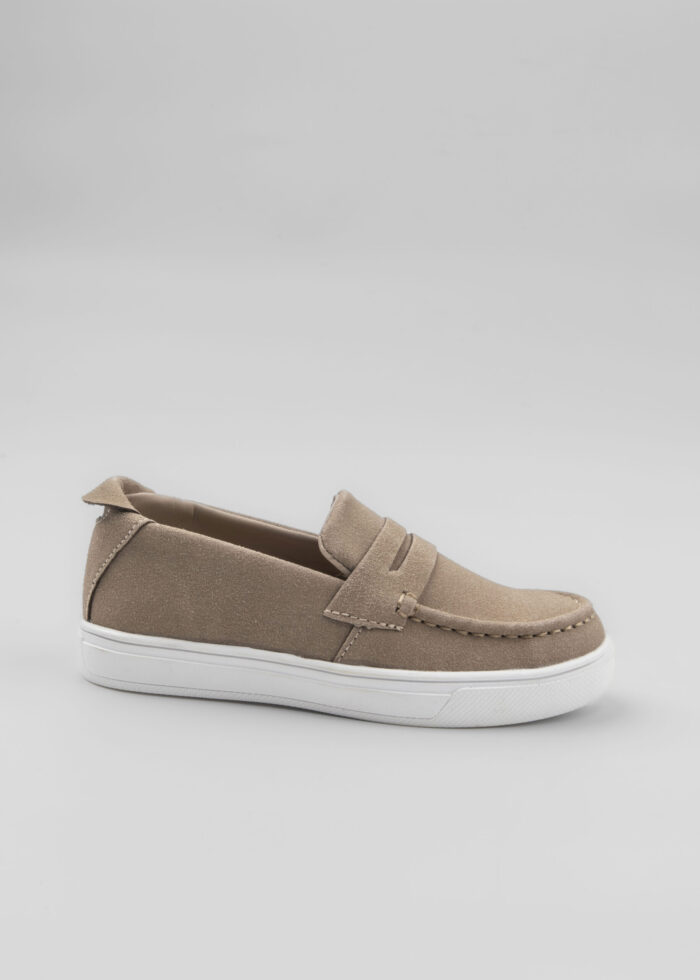 Kids Boy Suede Topsider - Image 1
