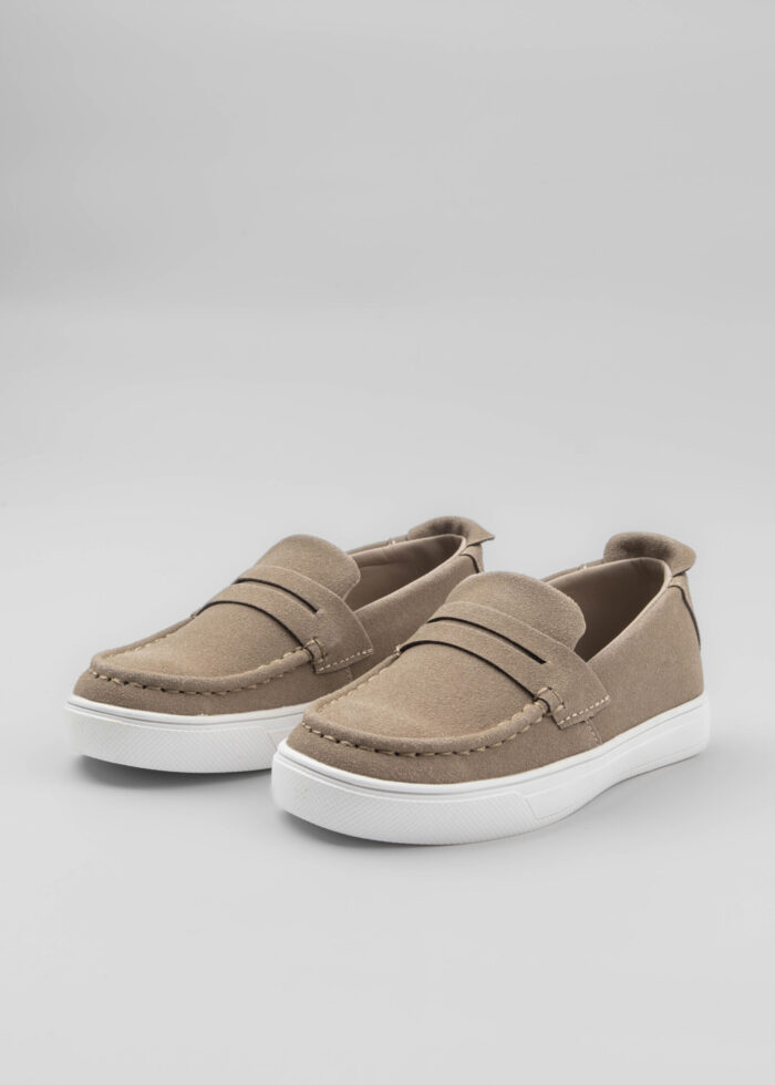 Kids Boy Suede Topsider - Image 2