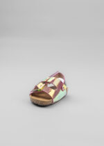 ⁦صندل أطفال بناتي جلد لامع⁩ - الصورة ⁦3⁩