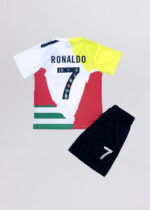 ⁦طقم كرة قدم أطفال ولادي مزيج من أندية رونالدو⁩ - الصورة ⁦2⁩