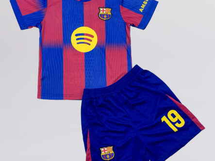 Kids Boy Barcelona “Lamine Yaman 19” Two-Pieces Football Suit