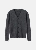 Men Knitted Fabric Jacket