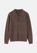 بلوزة رجالي بنسيج محبوك