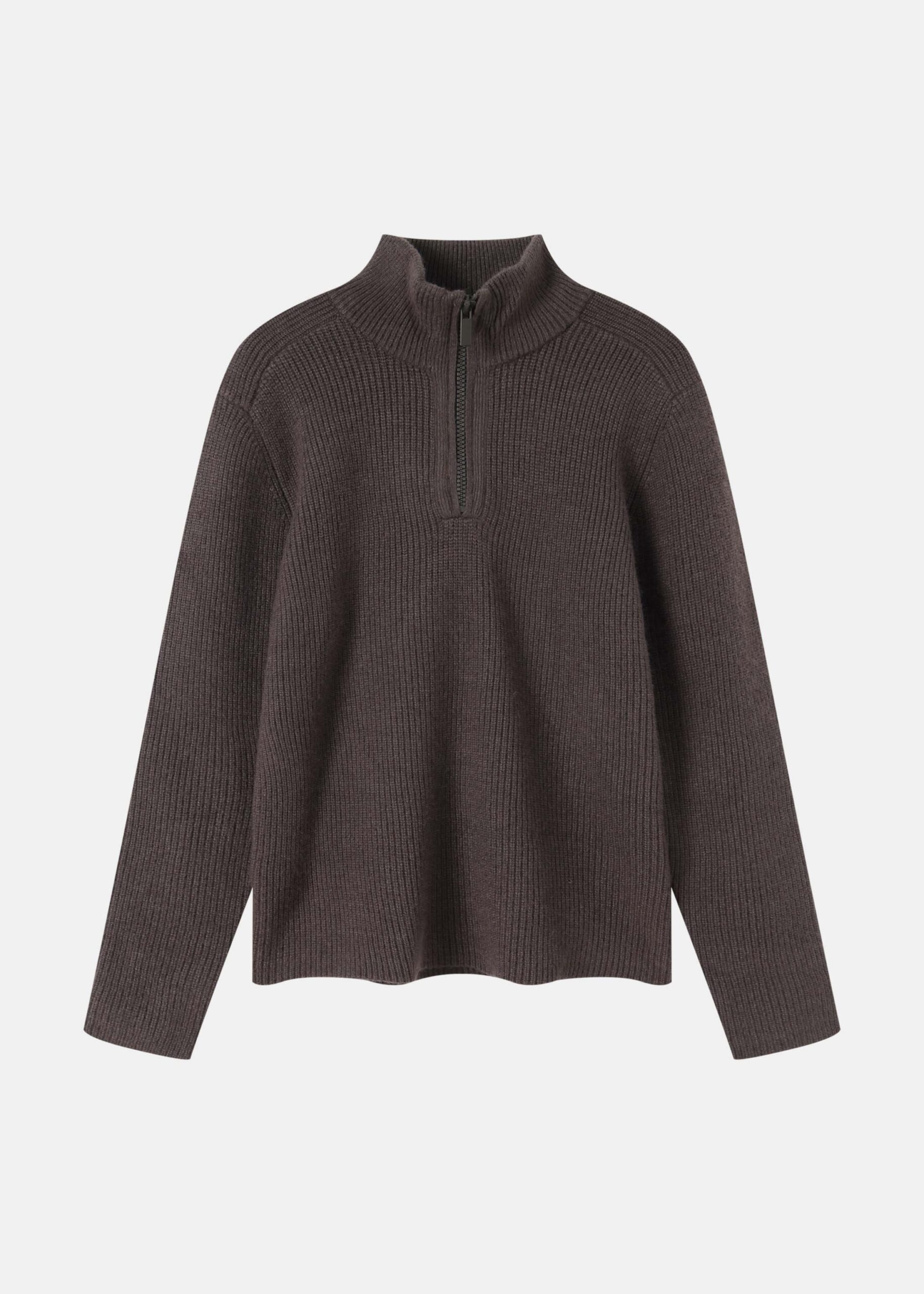 6225103012542-a Men Knitted Striped Fabric Blouse - Image 1