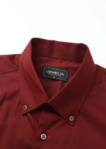 ⁦قميص رجالي سادة Regular-Fit⁩ - الصورة ⁦2⁩