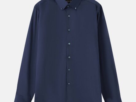 Men Plain Regular-Fit Shirt