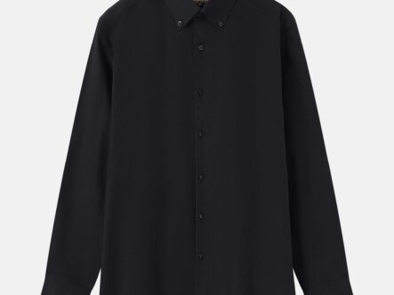 Men Plain Regular-Fit Shirt