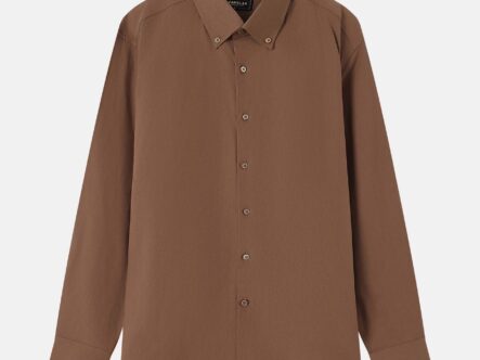 Men Plain Regular-Fit Shirt