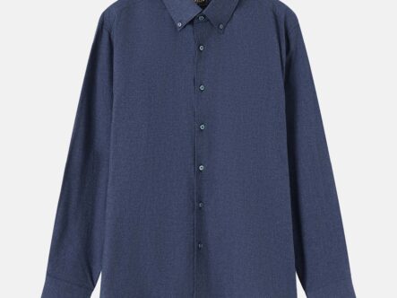 Men Plain Regular-Fit Shirt