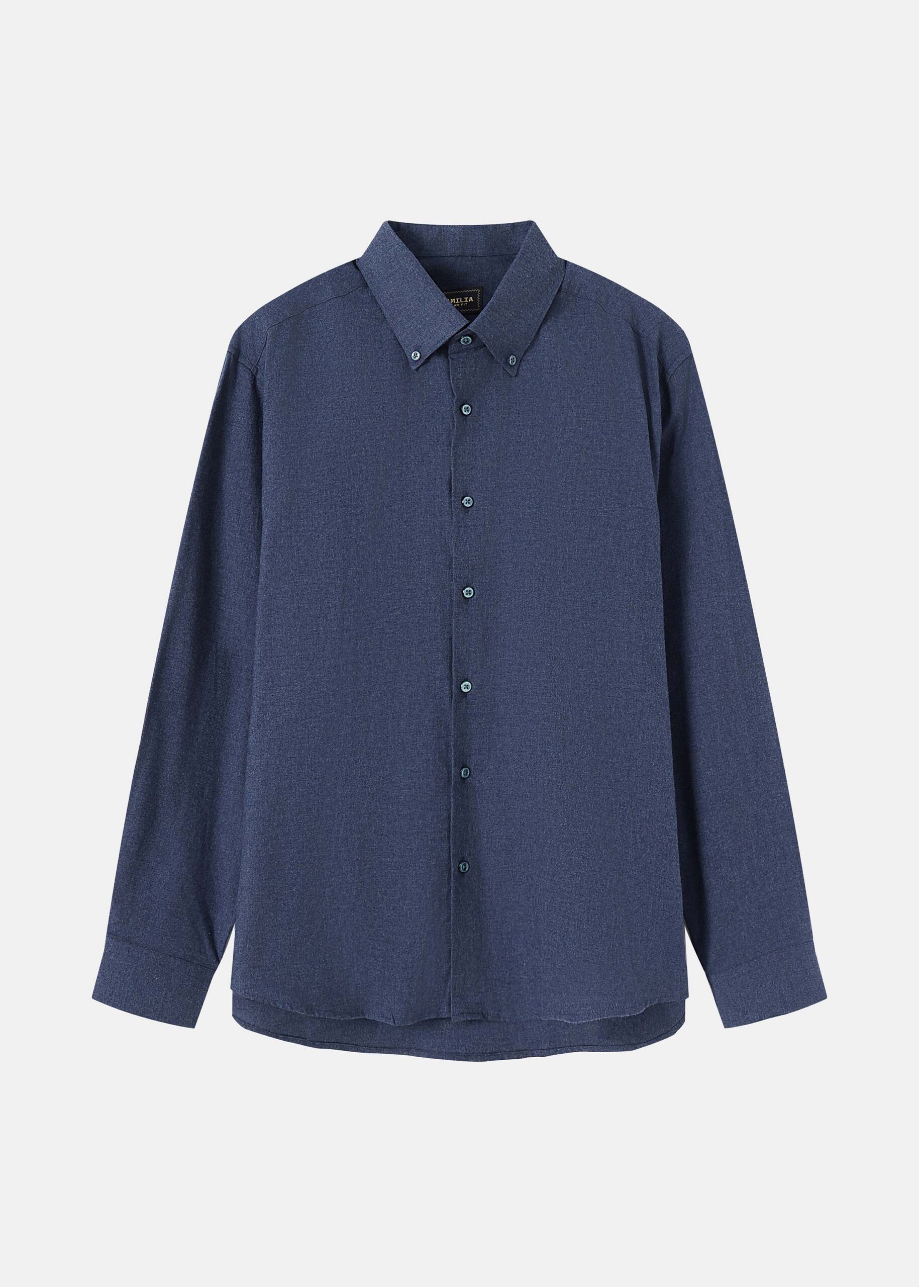 6225104007318-a Men Plain Regular-Fit Shirt - Image 1