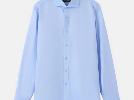 Men Plain Regular-Fit Shirt