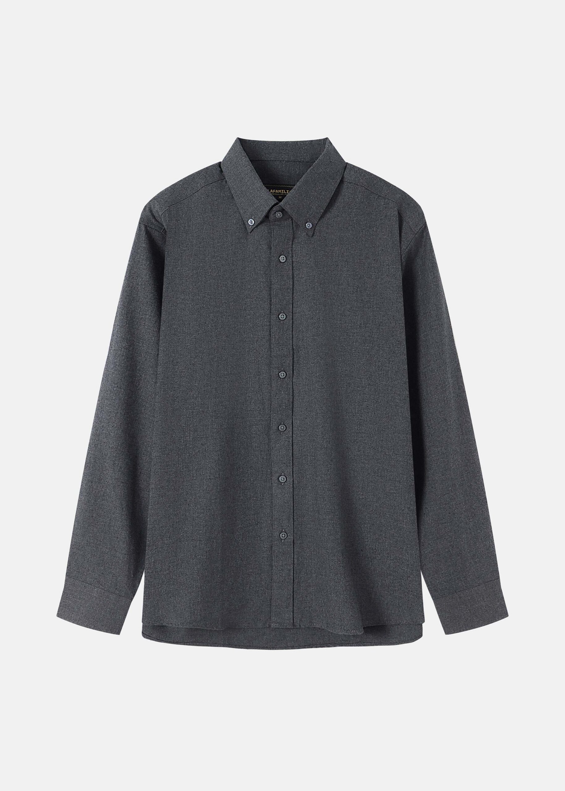 6225104008708-a Men Plain Regular-Fit Shirt - Image 1