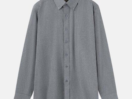 Men Plain Regular-Fit Shirt