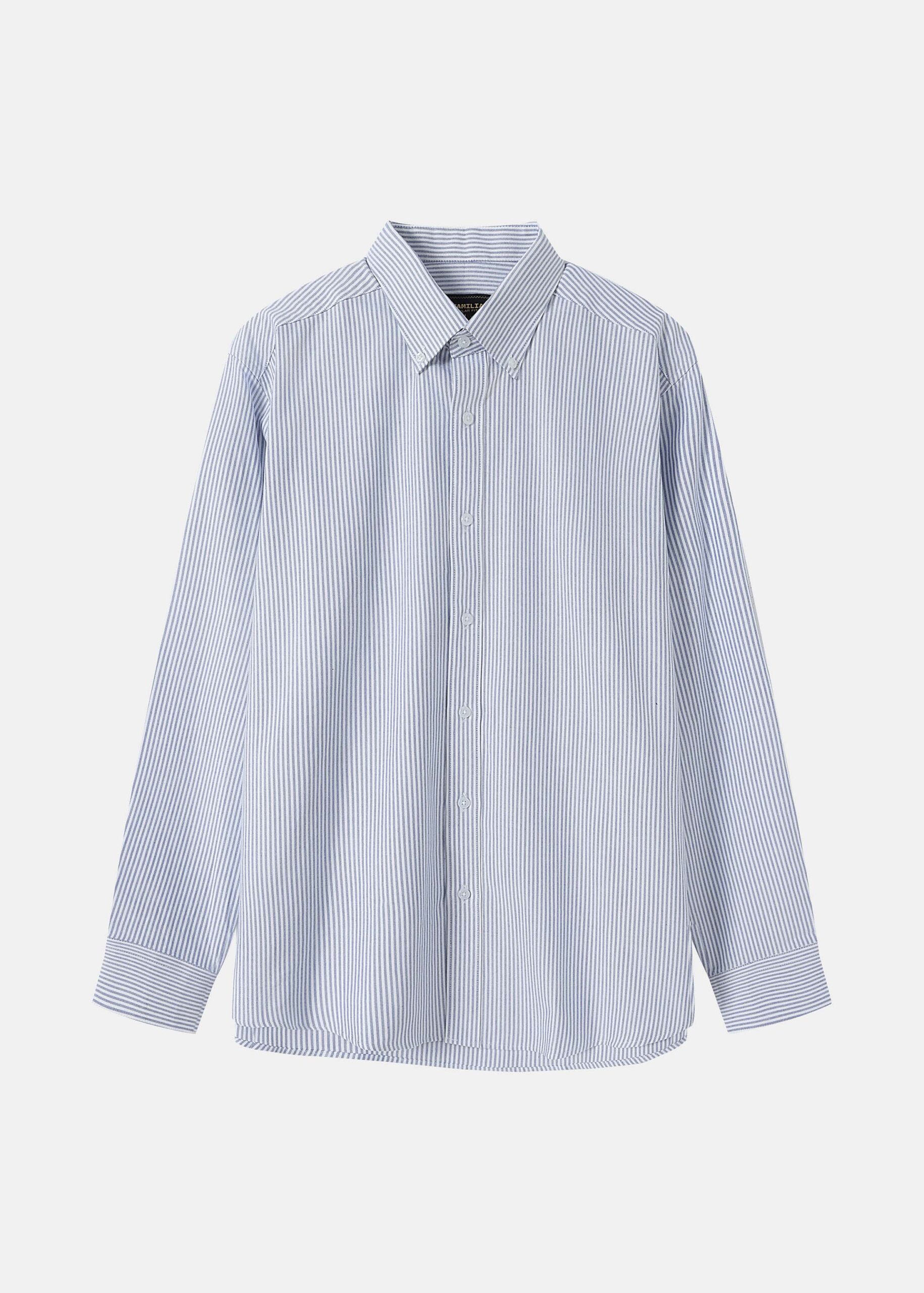 6225104009005-a Men Striped Regular-Fit Shirt - Image 1