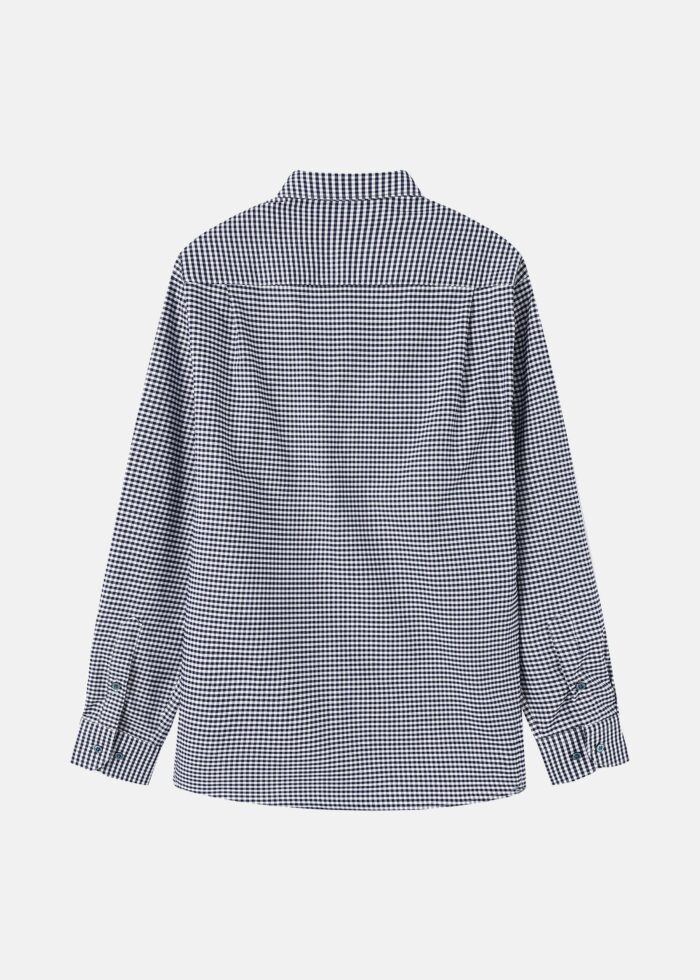 Men Checkered Regular-Fit Shirt - Image 6
