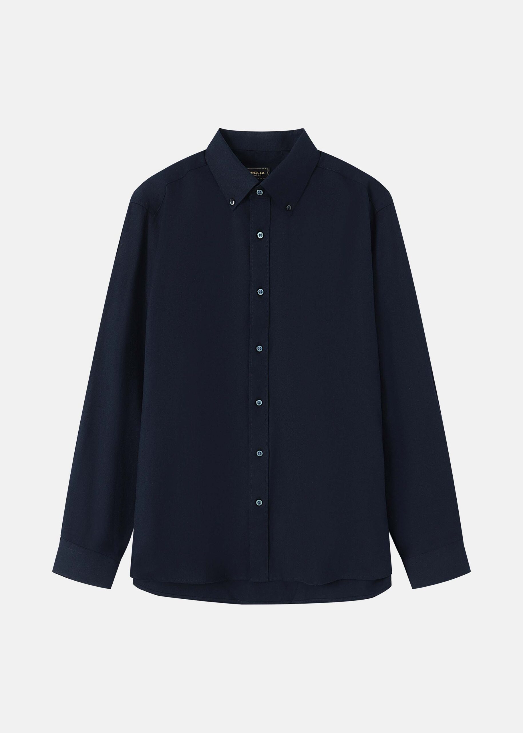 6225104009308-a Men Plain Regular-Fit Shirt - Image 1