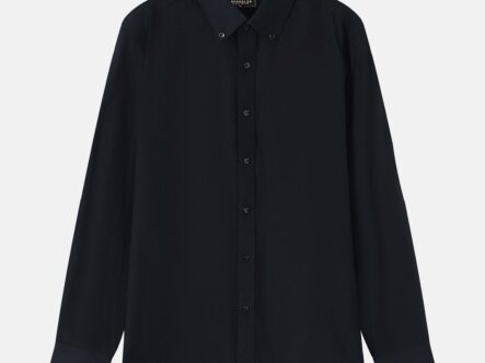 Men Plain Regular-Fit Shirt