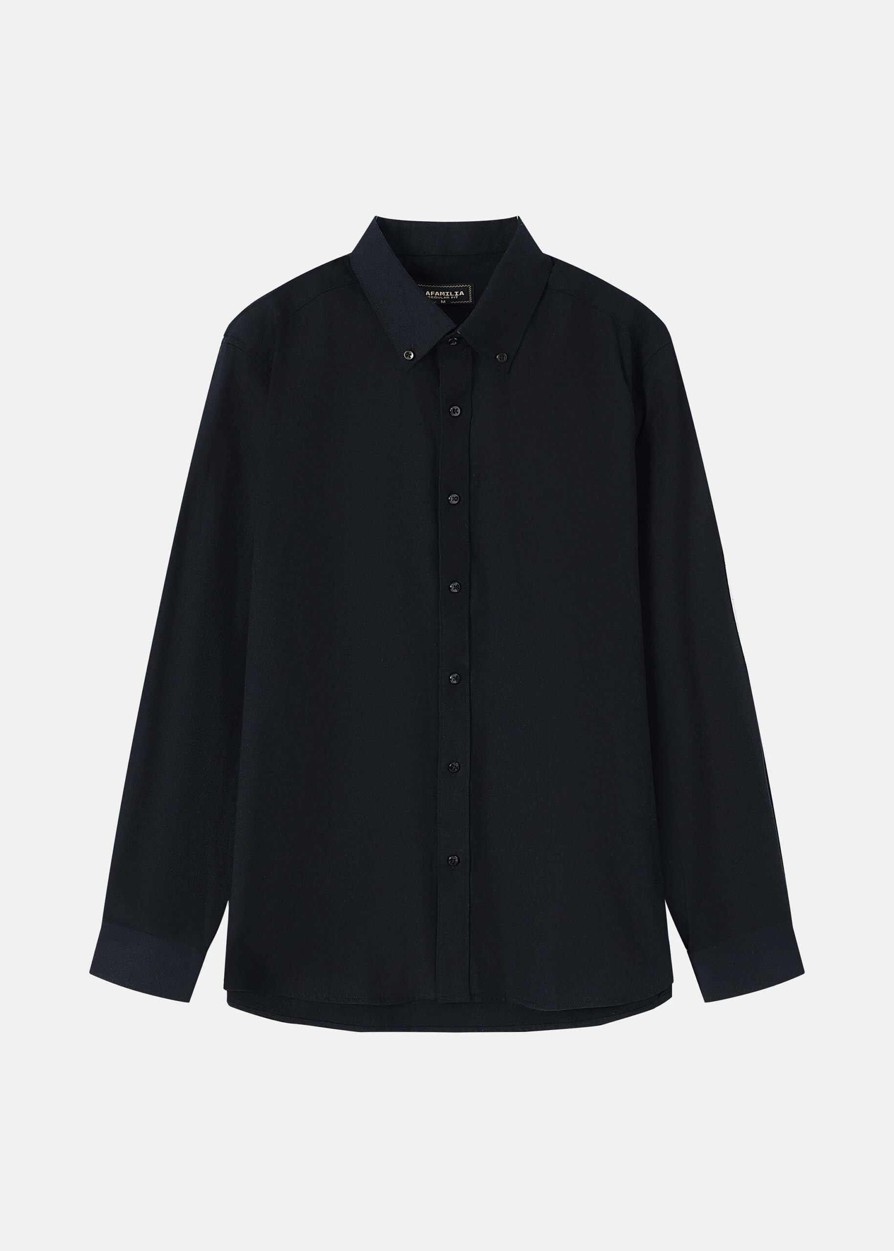 6225104009401-a Men Plain Regular-Fit Shirt - Image 1