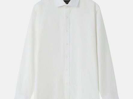 Men Plain Regular-Fit Shirt